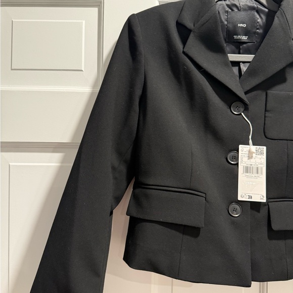 NWT Mango Black Blazer SMALL - Picture 4 of 11